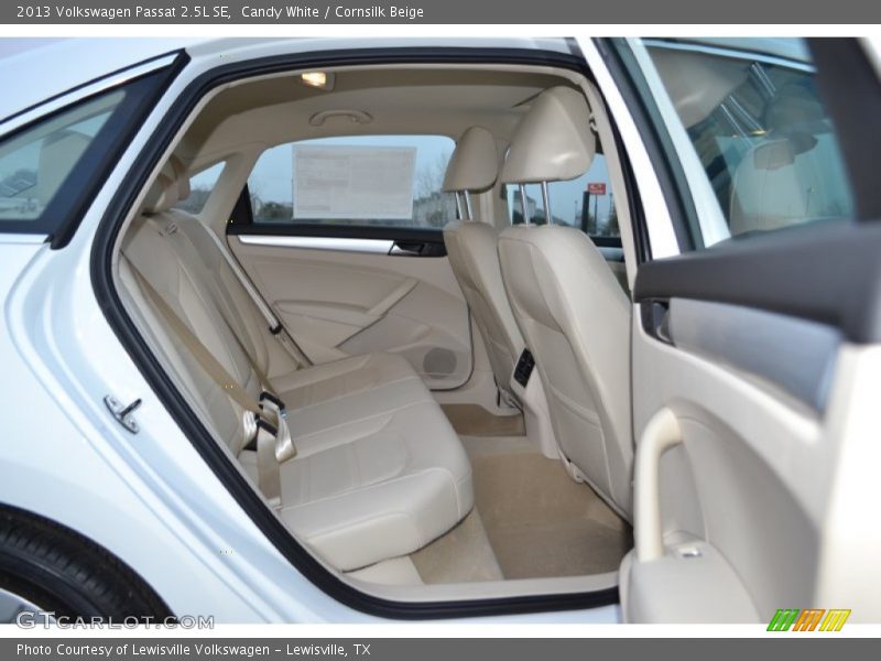 Rear Seat of 2013 Passat 2.5L SE