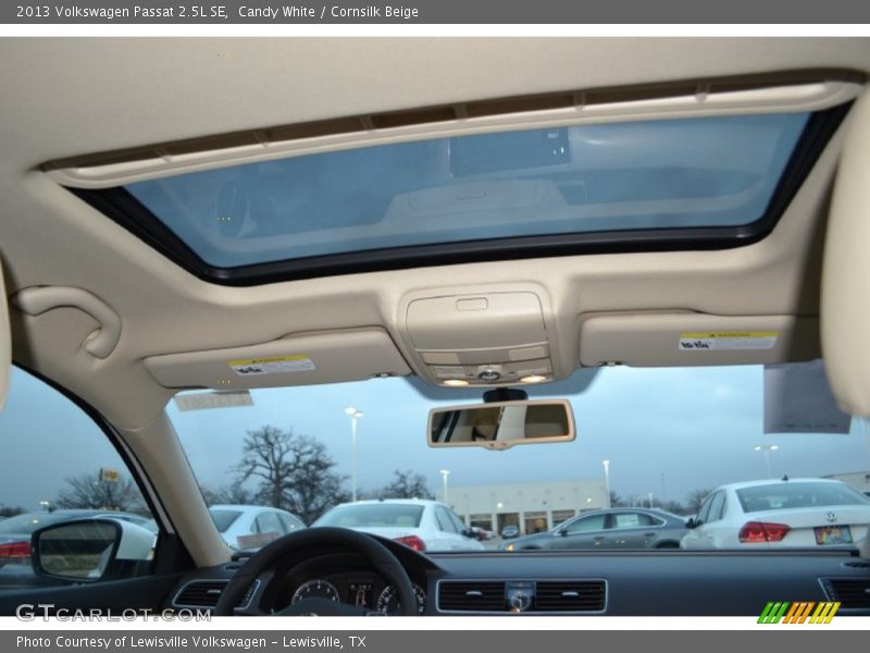 Candy White / Cornsilk Beige 2013 Volkswagen Passat 2.5L SE