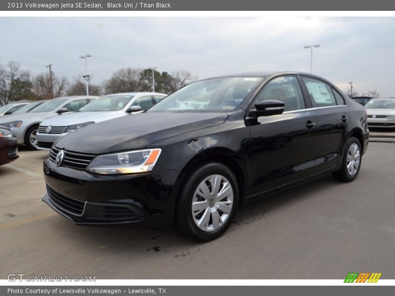 Black Uni / Titan Black 2013 Volkswagen Jetta SE Sedan