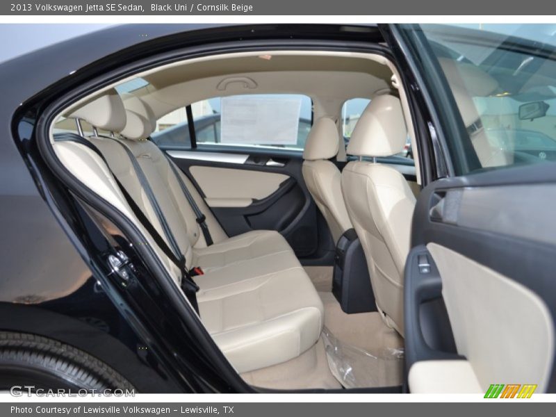 Black Uni / Cornsilk Beige 2013 Volkswagen Jetta SE Sedan