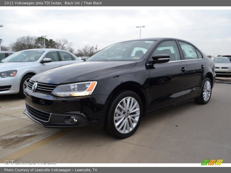 Black Uni / Titan Black 2013 Volkswagen Jetta TDI Sedan