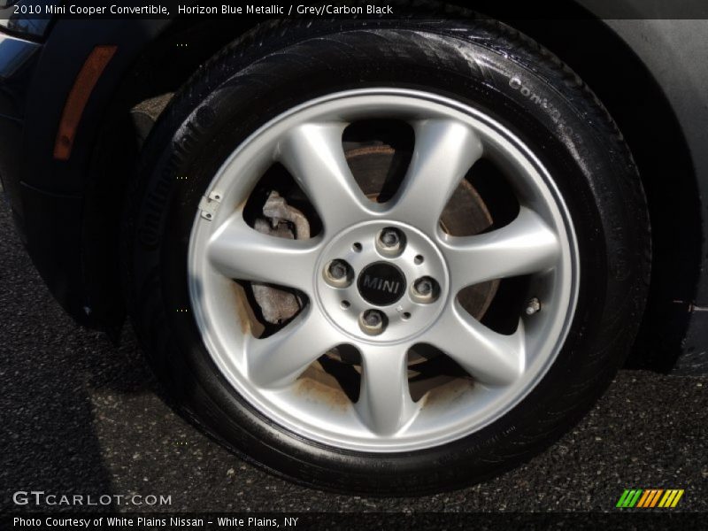 Horizon Blue Metallic / Grey/Carbon Black 2010 Mini Cooper Convertible