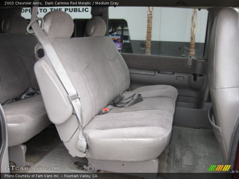 Dark Carmine Red Metallic / Medium Gray 2003 Chevrolet Astro
