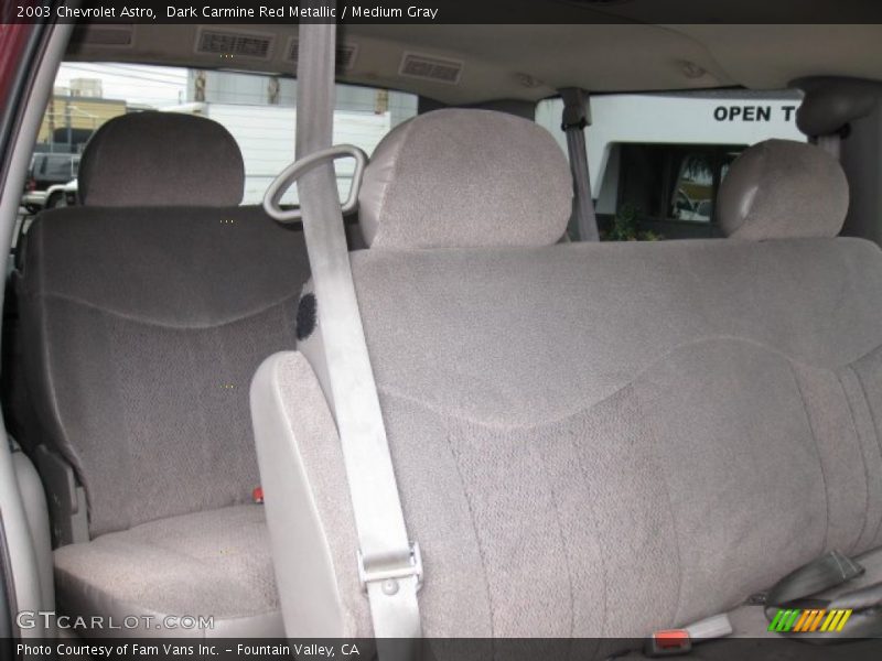 Dark Carmine Red Metallic / Medium Gray 2003 Chevrolet Astro
