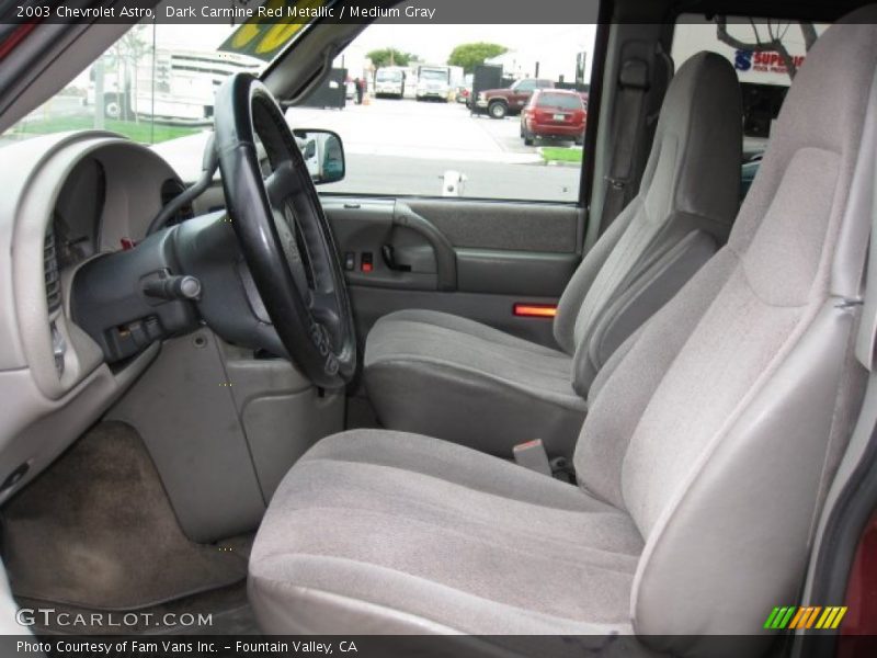 Dark Carmine Red Metallic / Medium Gray 2003 Chevrolet Astro
