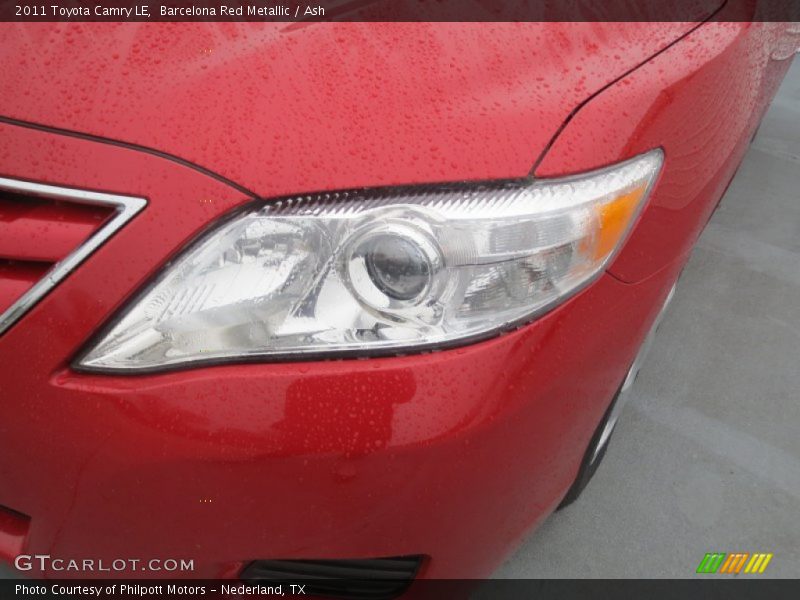 Barcelona Red Metallic / Ash 2011 Toyota Camry LE