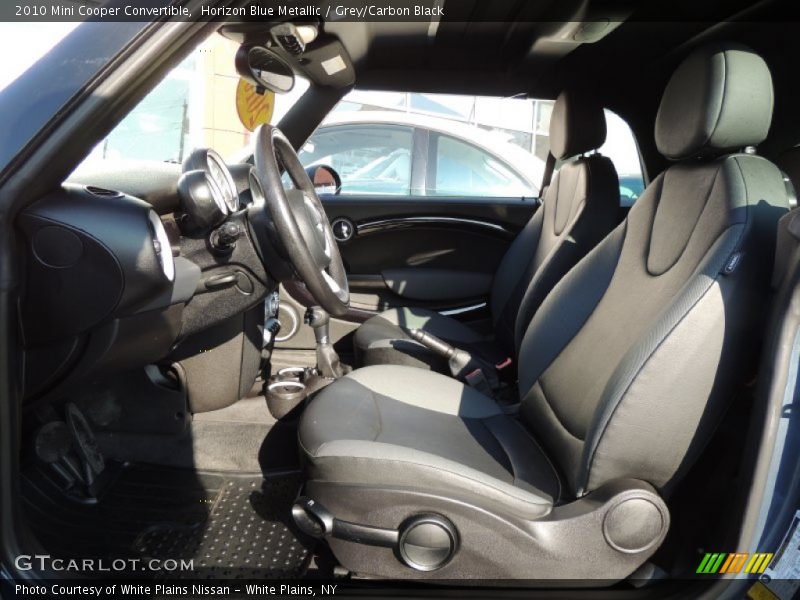 Horizon Blue Metallic / Grey/Carbon Black 2010 Mini Cooper Convertible