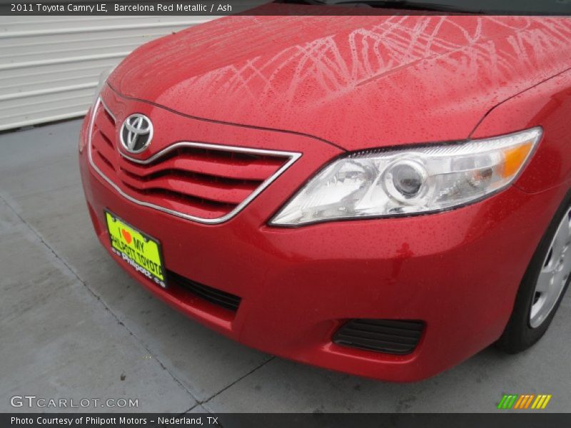 Barcelona Red Metallic / Ash 2011 Toyota Camry LE