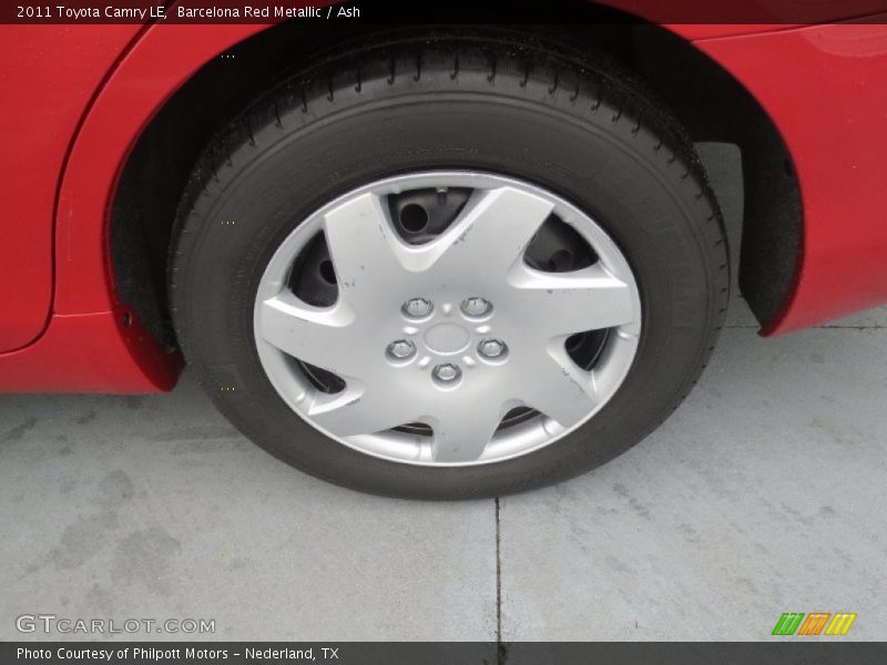 Barcelona Red Metallic / Ash 2011 Toyota Camry LE