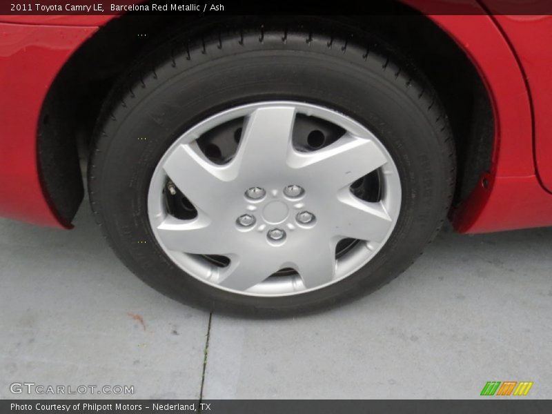 Barcelona Red Metallic / Ash 2011 Toyota Camry LE
