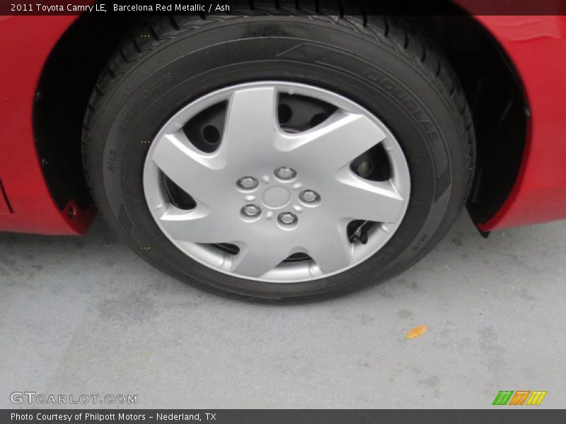 Barcelona Red Metallic / Ash 2011 Toyota Camry LE