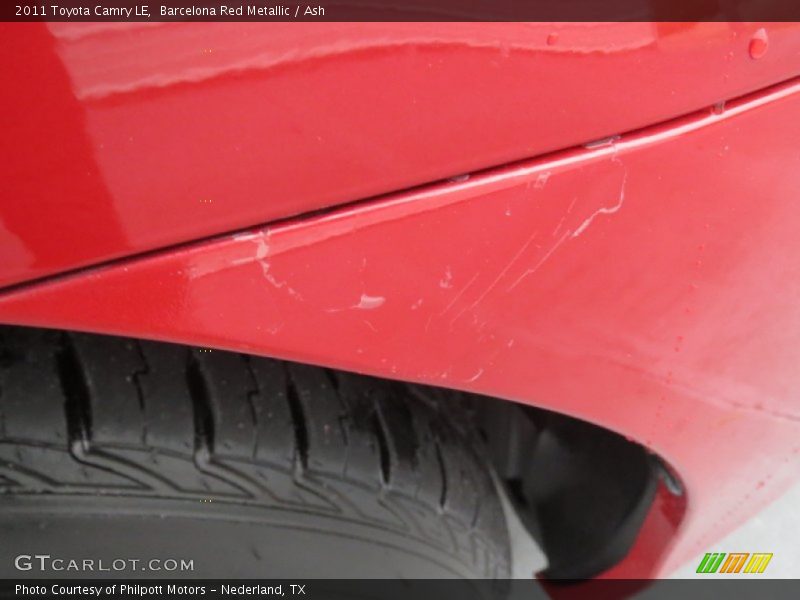 Barcelona Red Metallic / Ash 2011 Toyota Camry LE