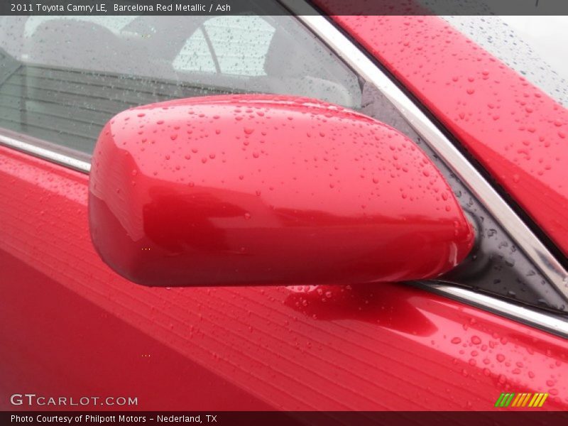 Barcelona Red Metallic / Ash 2011 Toyota Camry LE