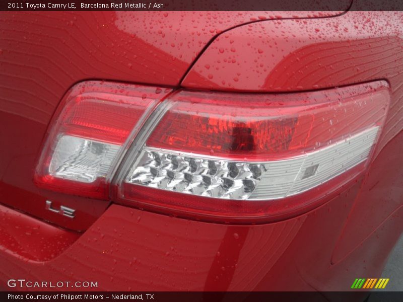 Barcelona Red Metallic / Ash 2011 Toyota Camry LE