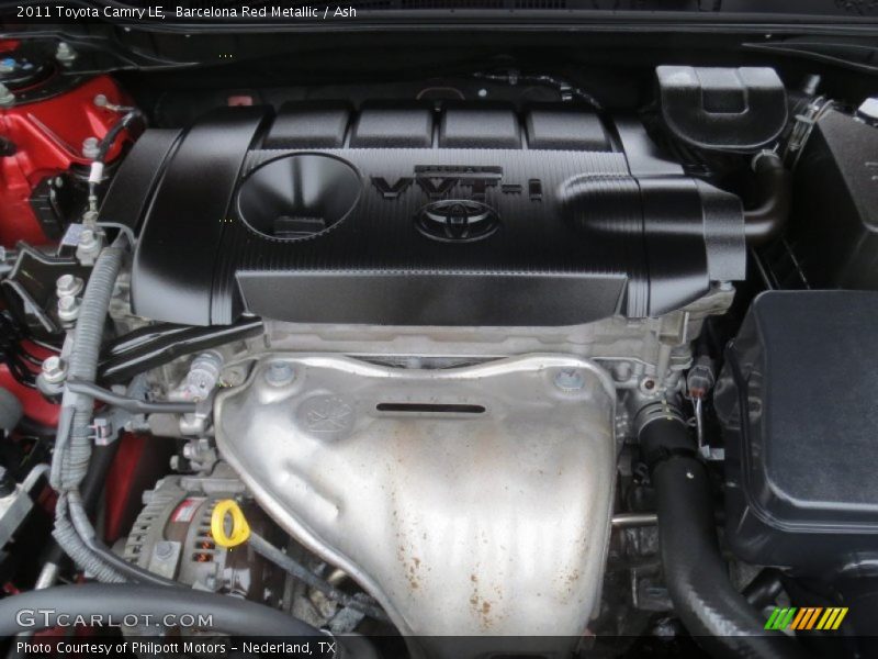 Barcelona Red Metallic / Ash 2011 Toyota Camry LE