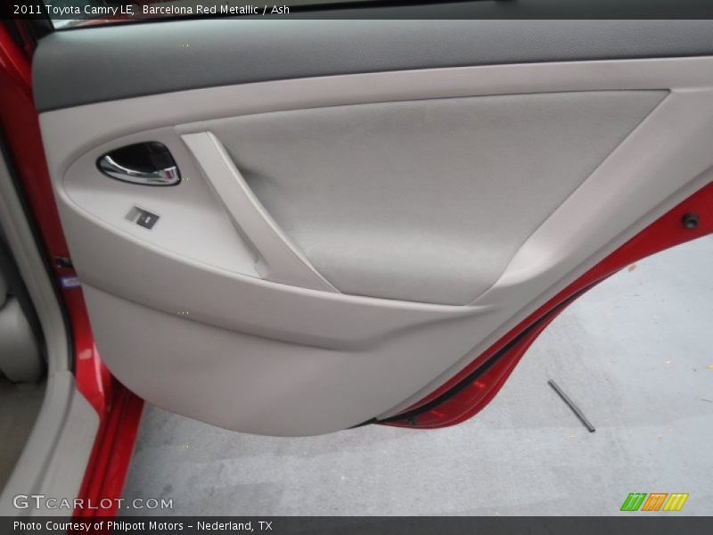 Barcelona Red Metallic / Ash 2011 Toyota Camry LE