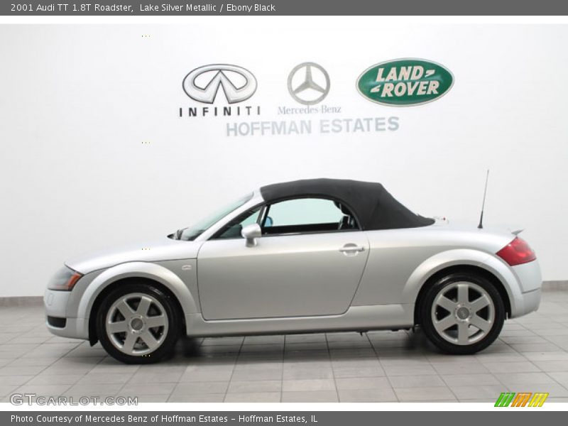 Lake Silver Metallic / Ebony Black 2001 Audi TT 1.8T Roadster