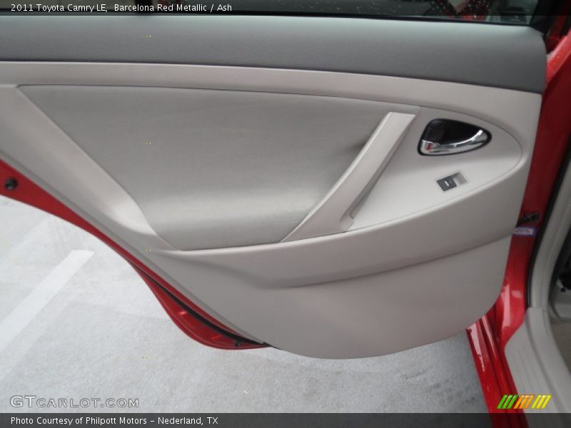 Barcelona Red Metallic / Ash 2011 Toyota Camry LE