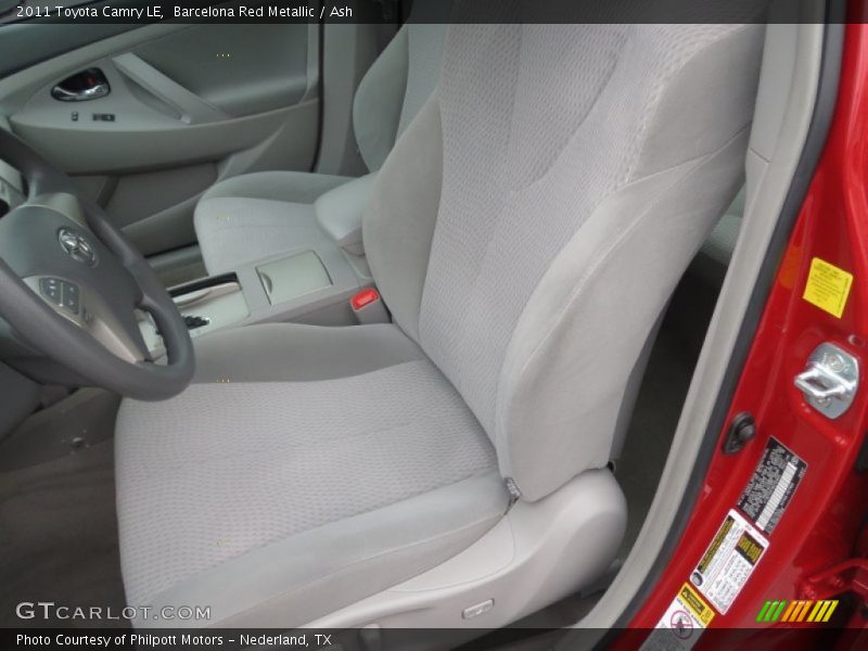 Barcelona Red Metallic / Ash 2011 Toyota Camry LE