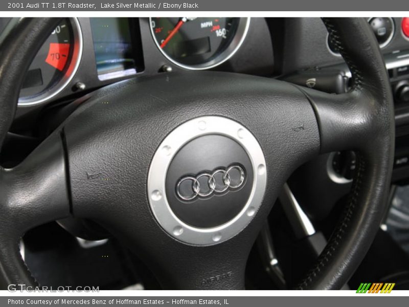 Lake Silver Metallic / Ebony Black 2001 Audi TT 1.8T Roadster