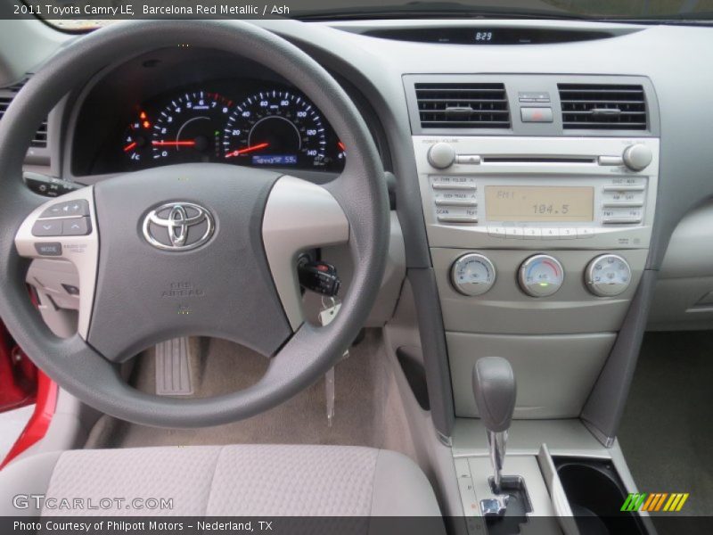 Barcelona Red Metallic / Ash 2011 Toyota Camry LE