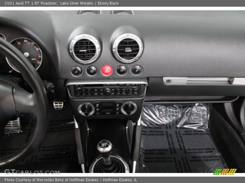 Lake Silver Metallic / Ebony Black 2001 Audi TT 1.8T Roadster