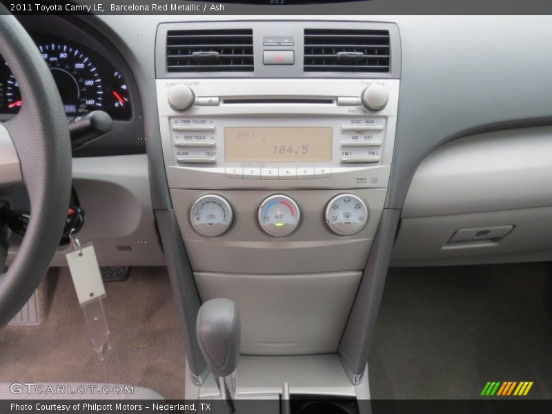 Barcelona Red Metallic / Ash 2011 Toyota Camry LE