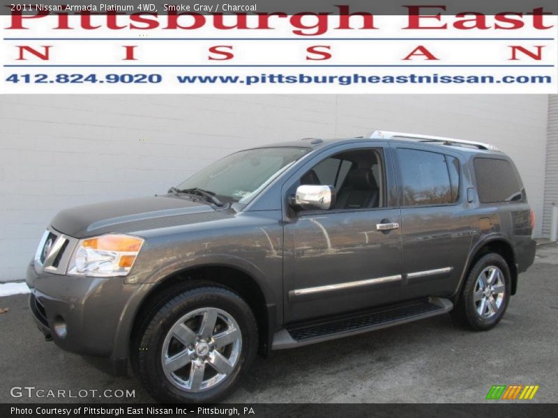 Smoke Gray / Charcoal 2011 Nissan Armada Platinum 4WD
