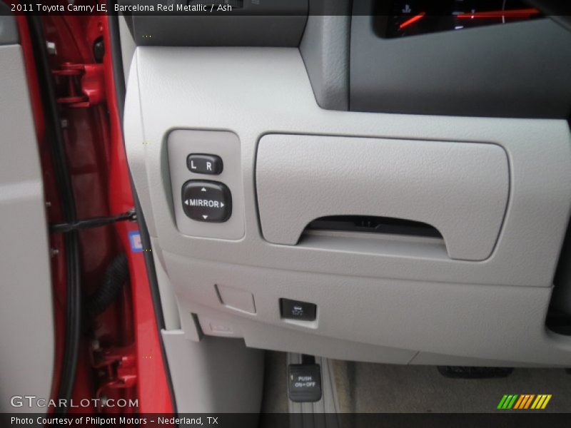 Barcelona Red Metallic / Ash 2011 Toyota Camry LE