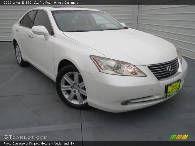Starfire Pearl White / Cashmere 2009 Lexus ES 350