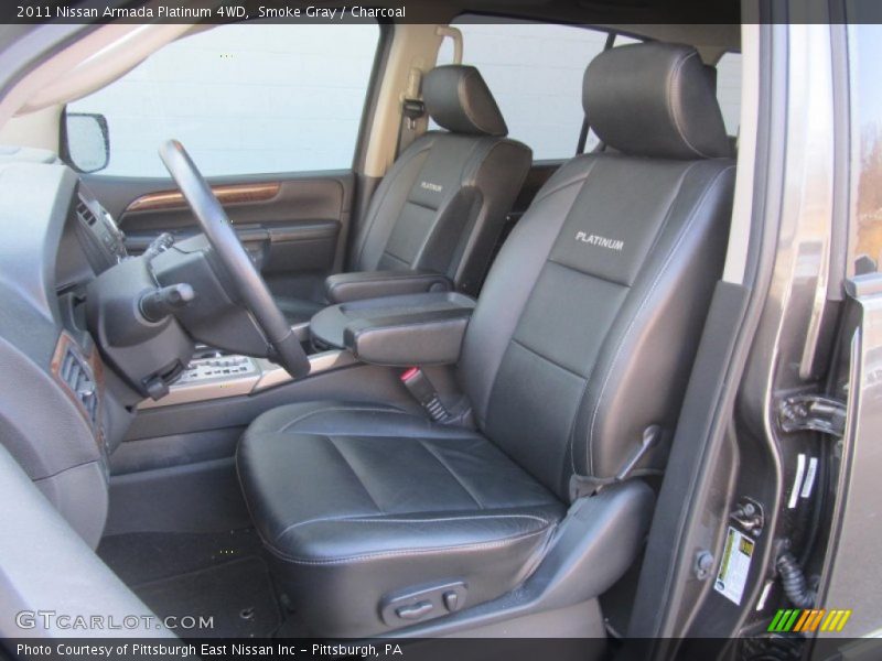 Front Seat of 2011 Armada Platinum 4WD