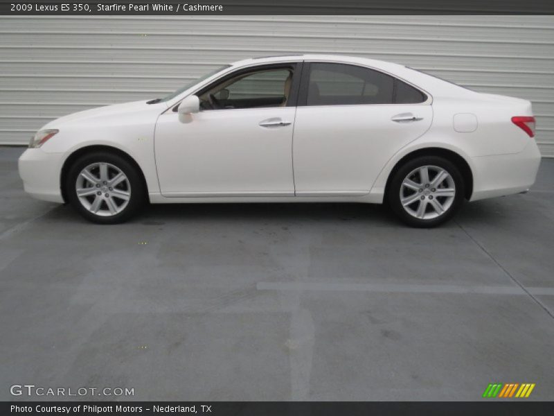 Starfire Pearl White / Cashmere 2009 Lexus ES 350