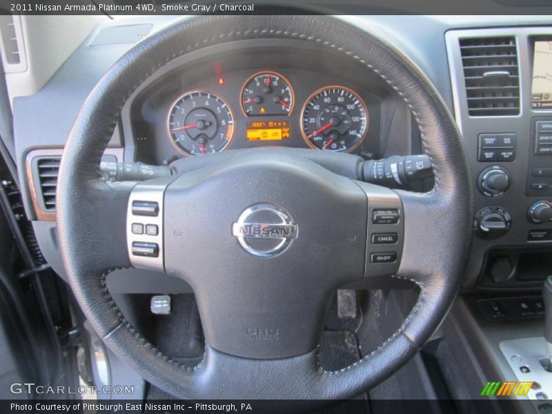 2011 Armada Platinum 4WD Steering Wheel