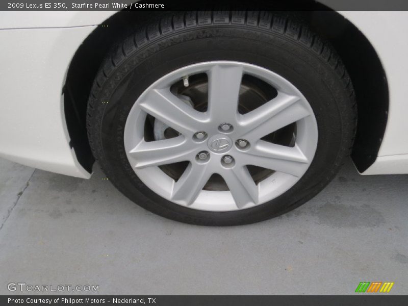 Starfire Pearl White / Cashmere 2009 Lexus ES 350