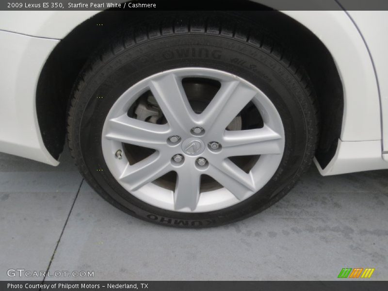 Starfire Pearl White / Cashmere 2009 Lexus ES 350