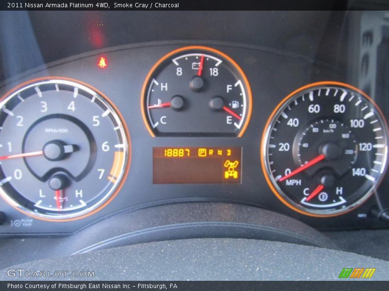  2011 Armada Platinum 4WD Platinum 4WD Gauges