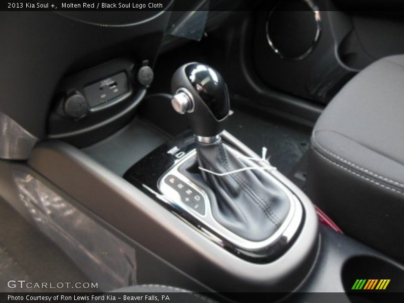 Molten Red / Black Soul Logo Cloth 2013 Kia Soul +