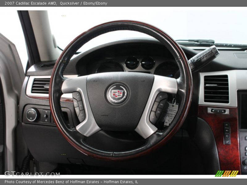 Quicksilver / Ebony/Ebony 2007 Cadillac Escalade AWD