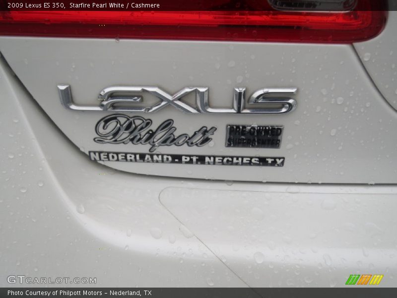 Starfire Pearl White / Cashmere 2009 Lexus ES 350