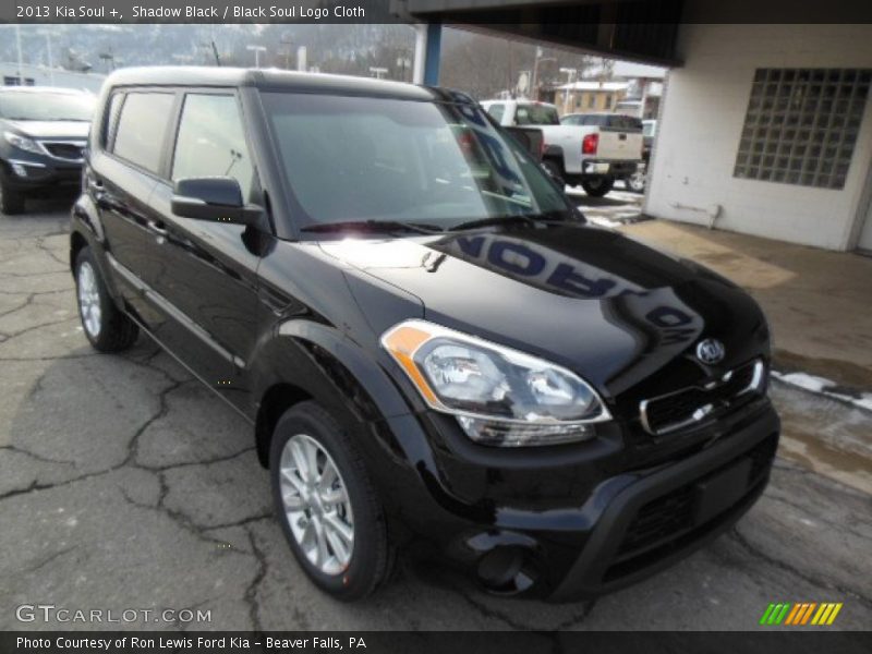 Shadow Black / Black Soul Logo Cloth 2013 Kia Soul +