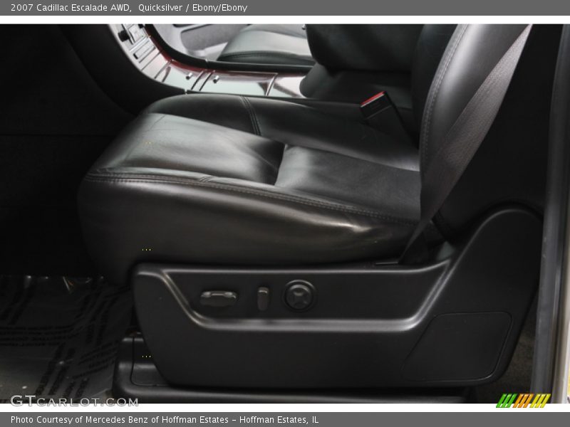 Quicksilver / Ebony/Ebony 2007 Cadillac Escalade AWD