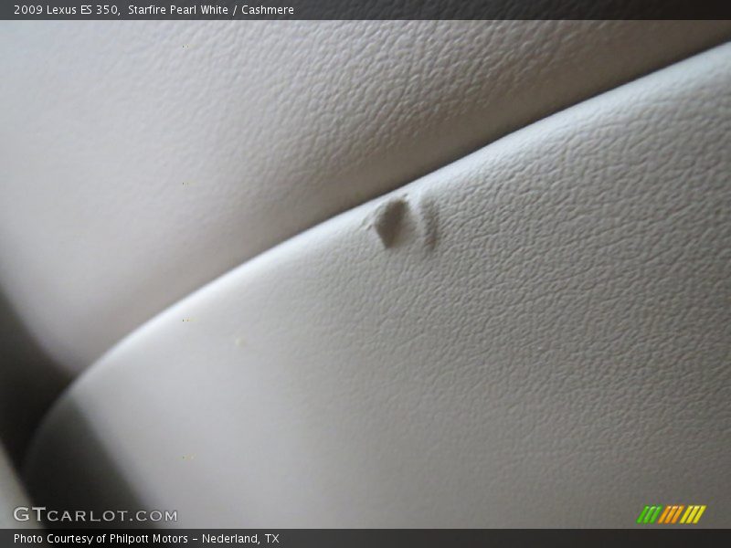 Starfire Pearl White / Cashmere 2009 Lexus ES 350