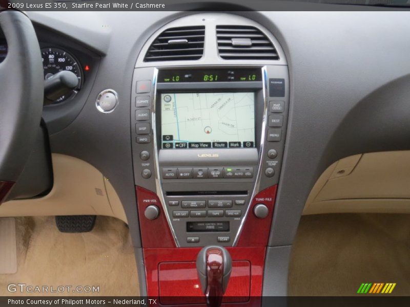 Starfire Pearl White / Cashmere 2009 Lexus ES 350