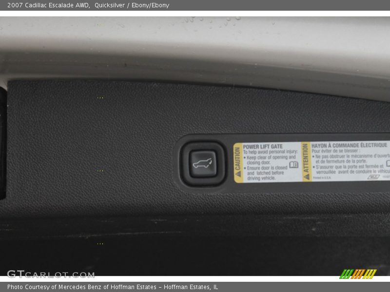 Quicksilver / Ebony/Ebony 2007 Cadillac Escalade AWD