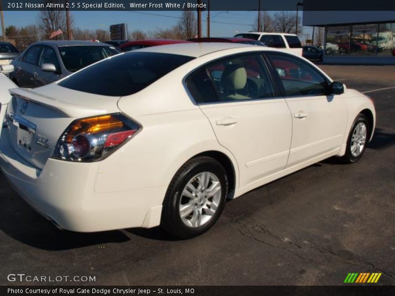 Winter Frost White / Blonde 2012 Nissan Altima 2.5 S Special Edition