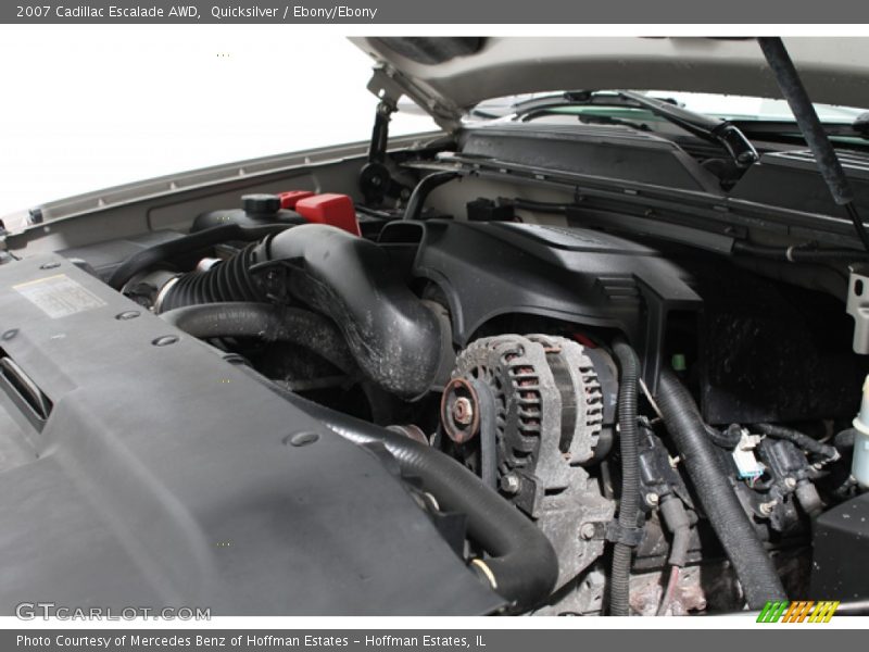 Quicksilver / Ebony/Ebony 2007 Cadillac Escalade AWD