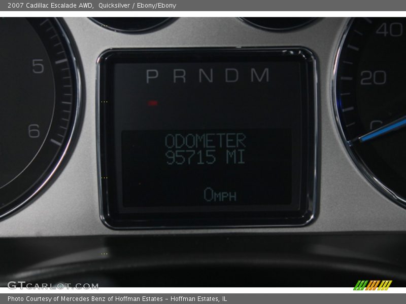 Quicksilver / Ebony/Ebony 2007 Cadillac Escalade AWD