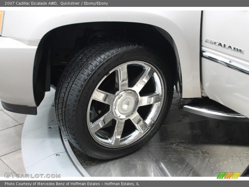 Quicksilver / Ebony/Ebony 2007 Cadillac Escalade AWD