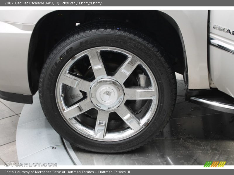 Quicksilver / Ebony/Ebony 2007 Cadillac Escalade AWD