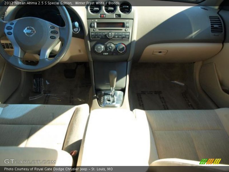 Winter Frost White / Blonde 2012 Nissan Altima 2.5 S Special Edition